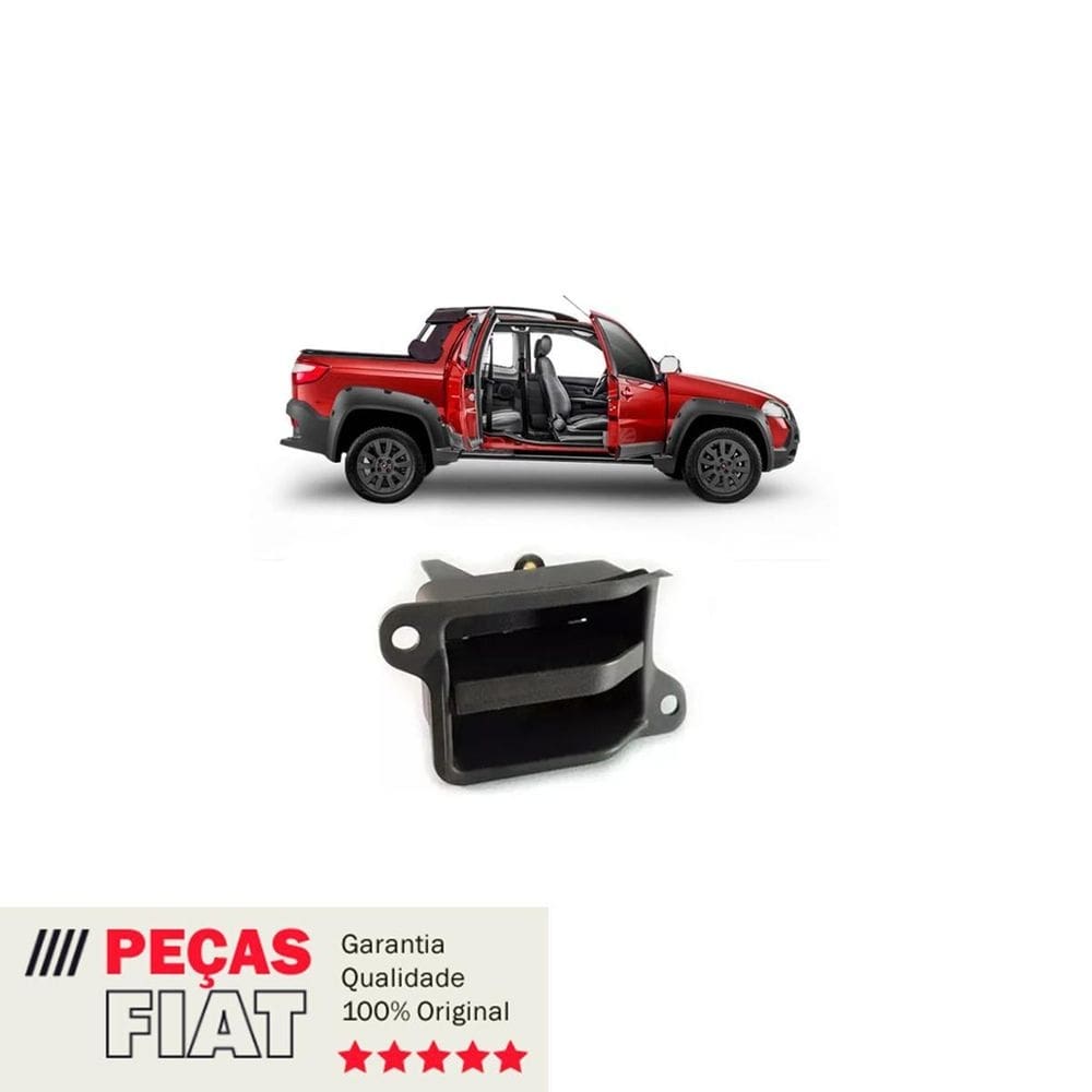 Maçaneta 3º porta fiat strada cabine dupla fiat