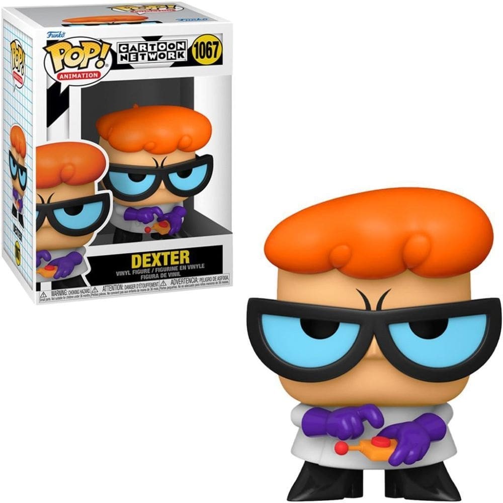 Funko pop cartoon network dexter w/remote 1067
