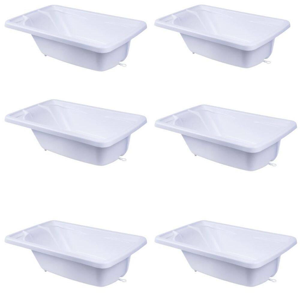 Kit Banheira Avulsa Branco 6 Unidades - Burigotto