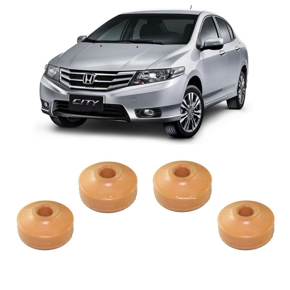 Kit batente amarelo traseiro honda city 2009 2010 2011 2012
