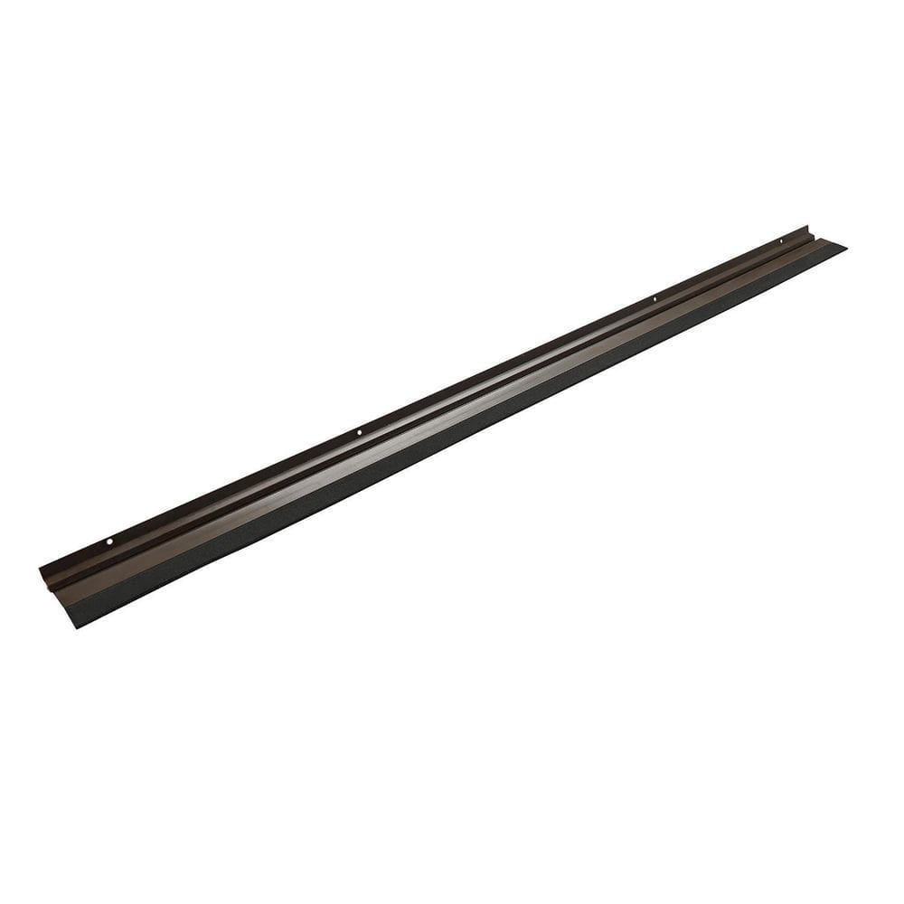 Friso de vedação automático alumínio - larg. 80 cm - fumê