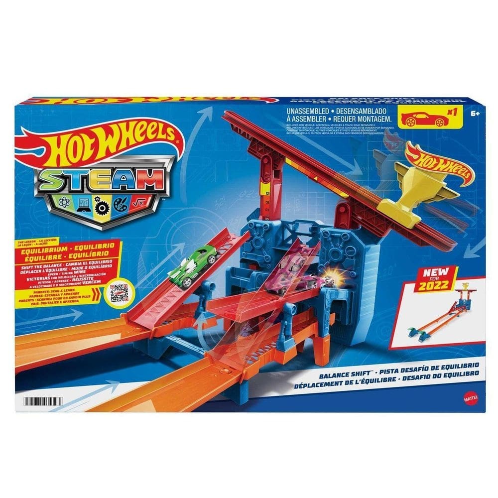 Pista hot wheels steam desafio do equilíbro - mattel hdy48