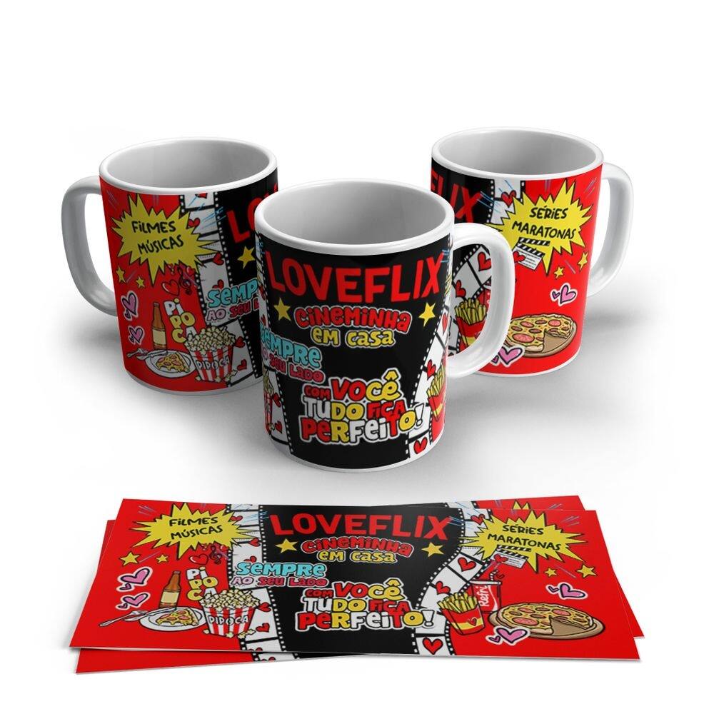 Caneca de Porcelana Dia dos Namorados Modelo 37