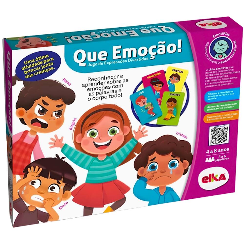 Jogo De Cartas Que Emoção! Jogo De Expressões Elka