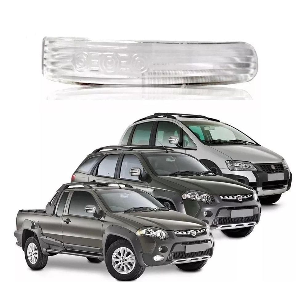 Par lente pisca seta retrovisor fiat strada adventure 2014