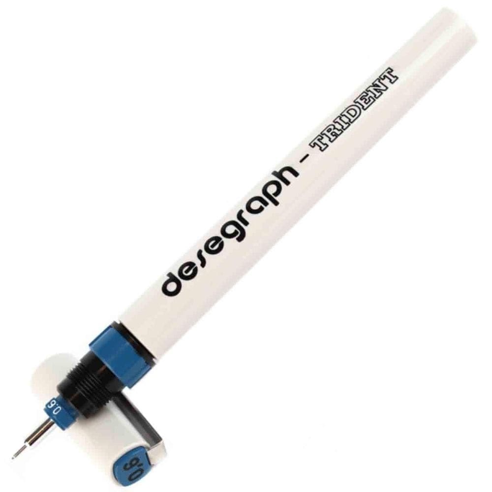 Caneta nanquim recarregavel desegraph trident 0.6mm