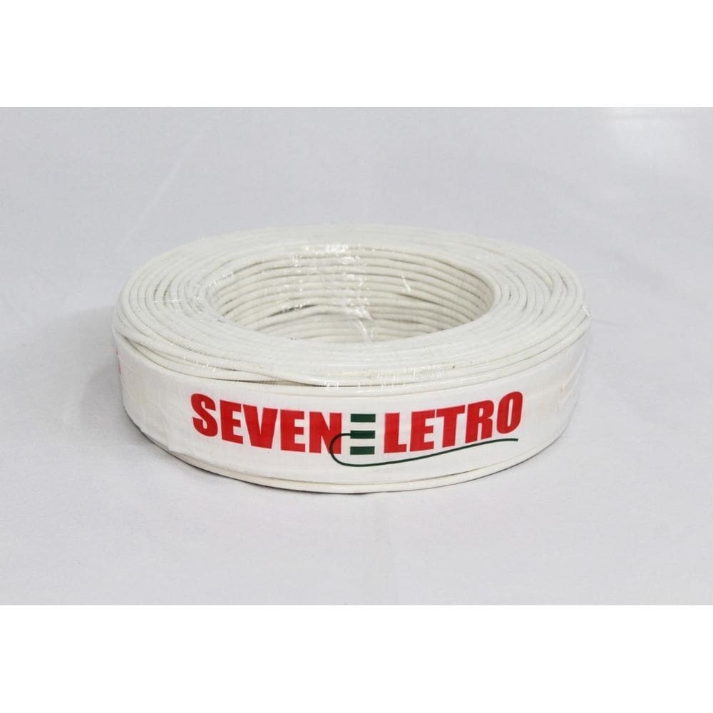 Fio cabo flexível 1,5mm branco - 100 metros