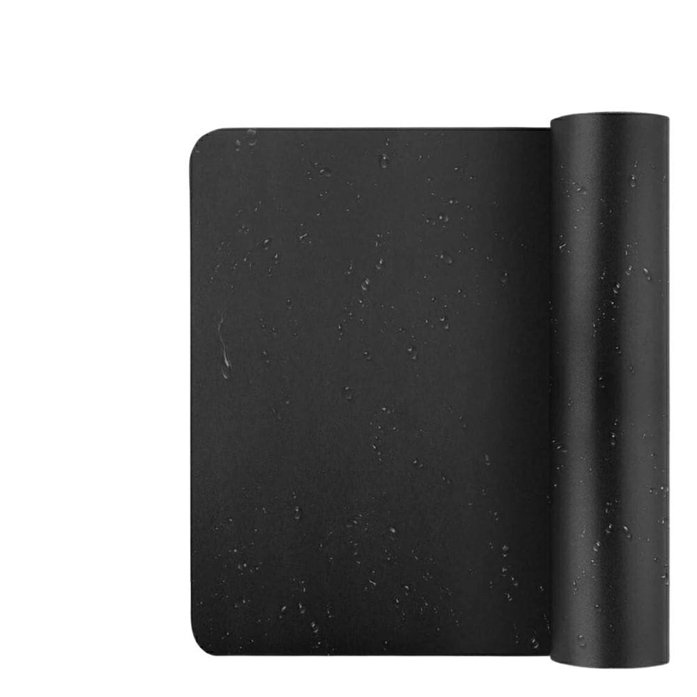 Mouse pad 25x20cm retangular preto fino notebook pc gamer