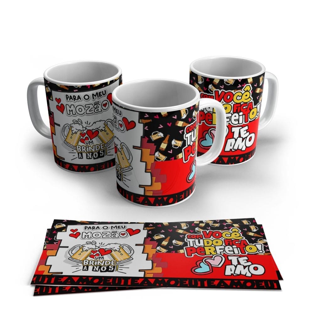 Caneca de Porcelana Dia dos Namorados Modelo 36