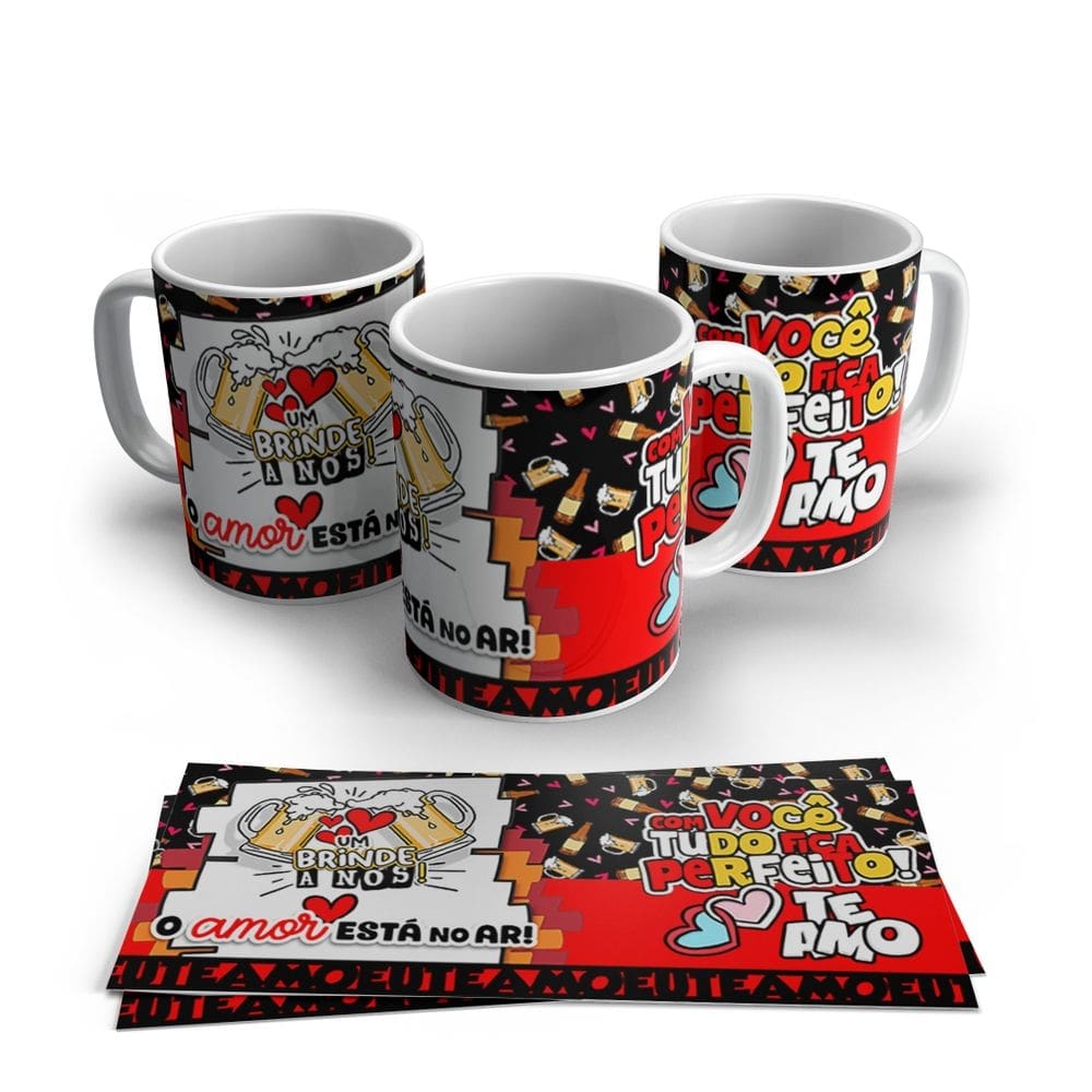 Caneca de Porcelana Dia dos Namorados Modelo 31