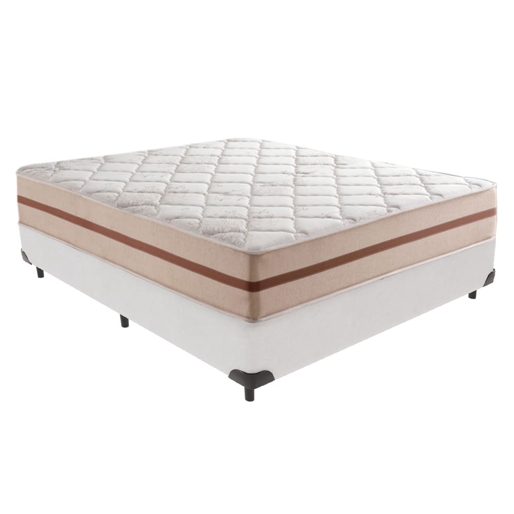 Cama + Box Colchão Casal Classic Anjos