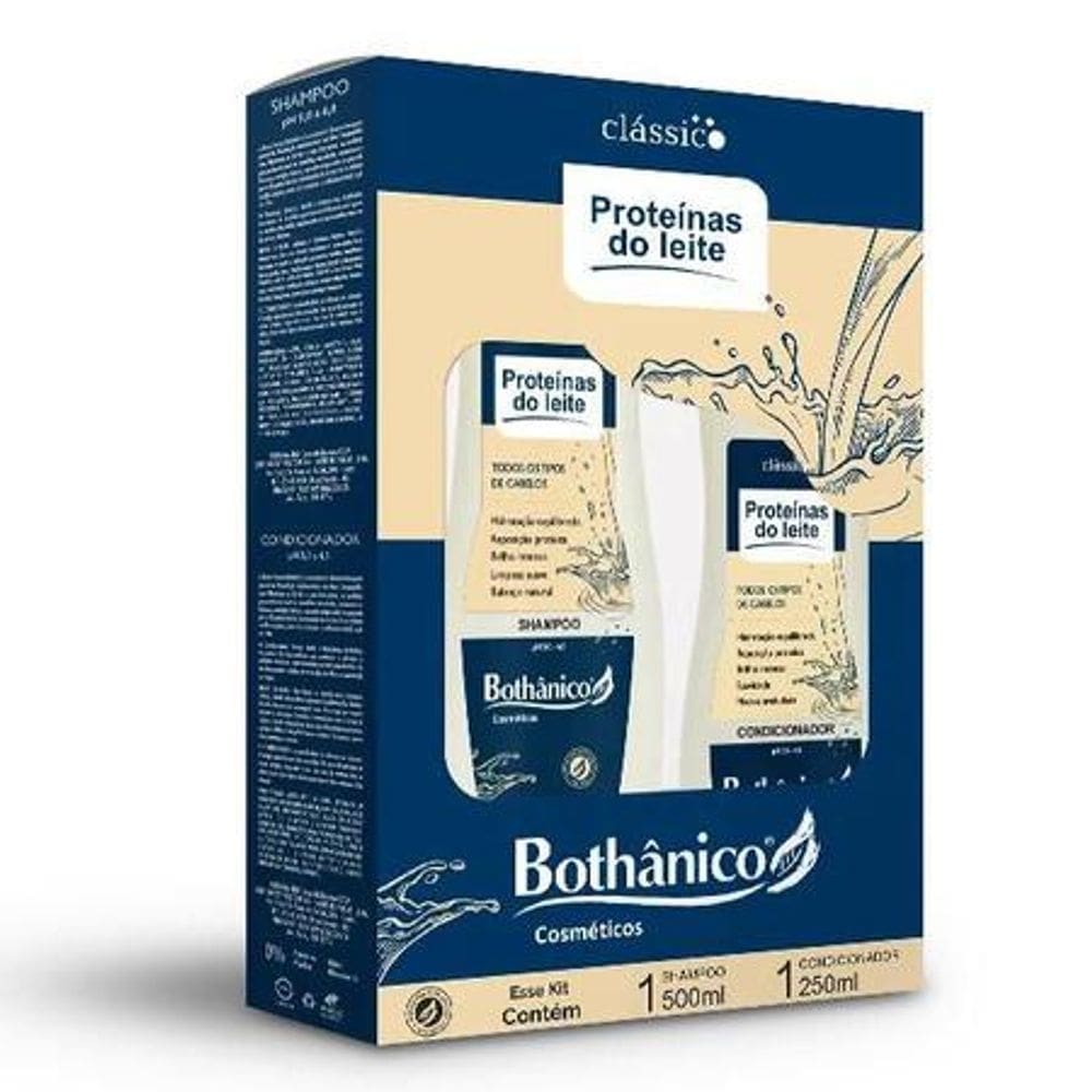 Bothanico Hair Kit Sh/cond Proteina Do Leite