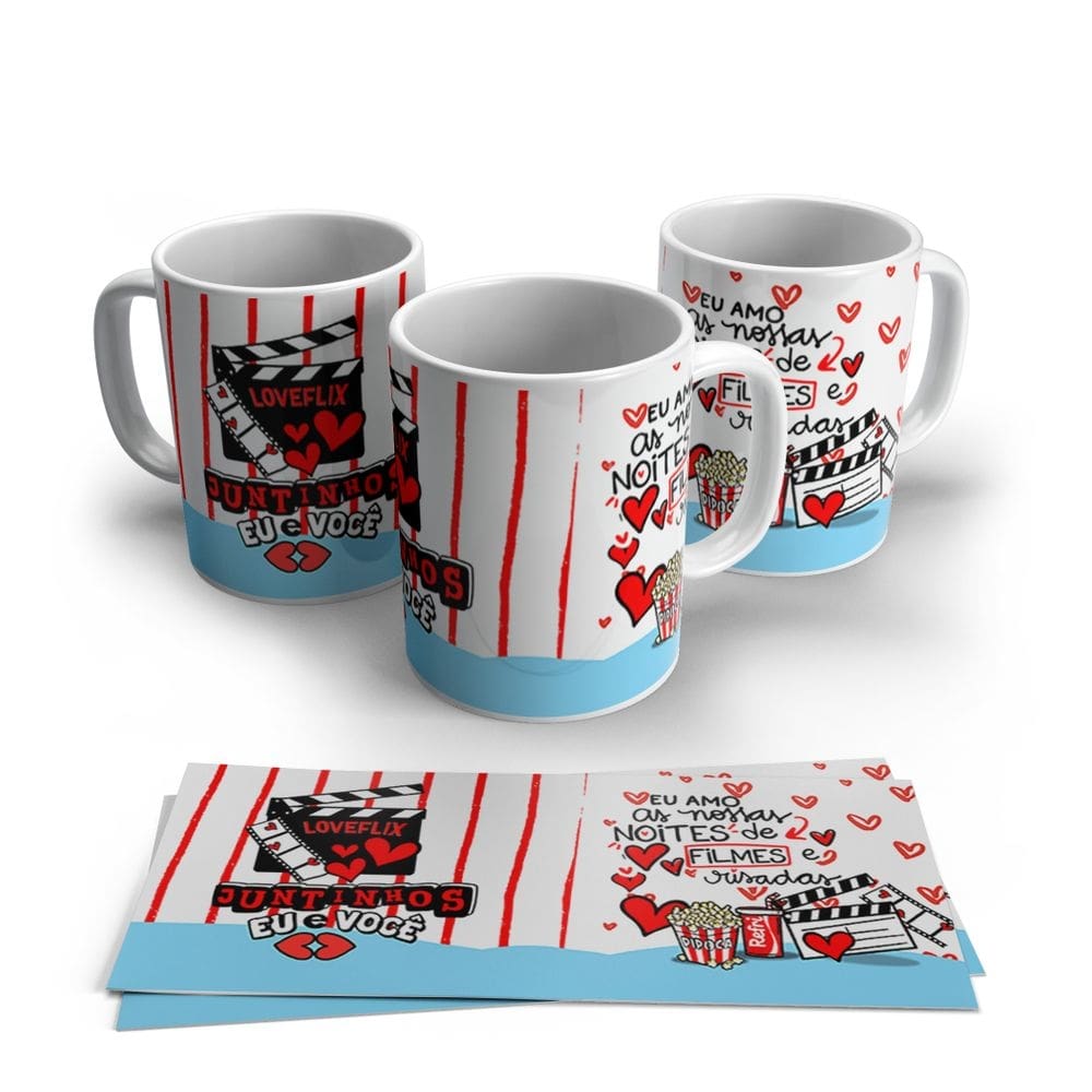 Caneca de Porcelana Dia dos Namorados Modelo 02