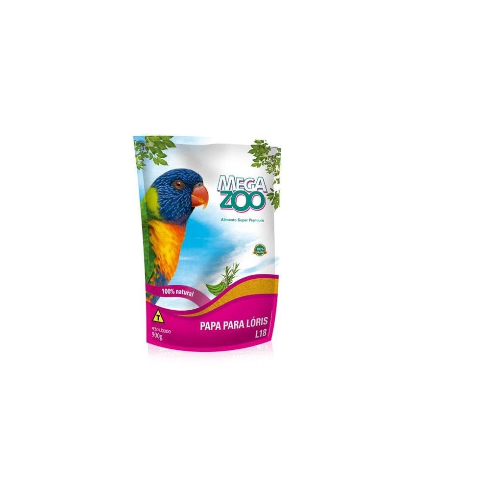 Ração megazoo papa para lóris l18 900g