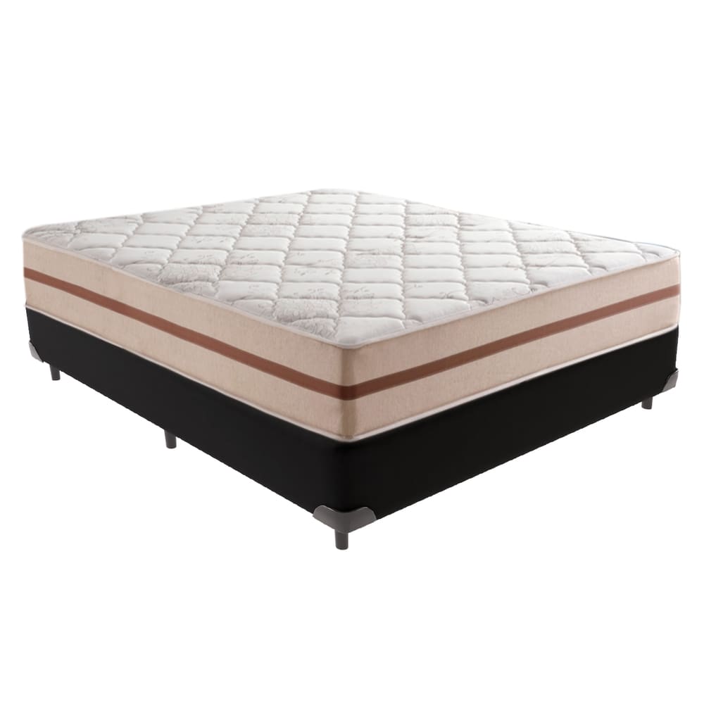 Cama + Box Colchão Casal Classic Anjos