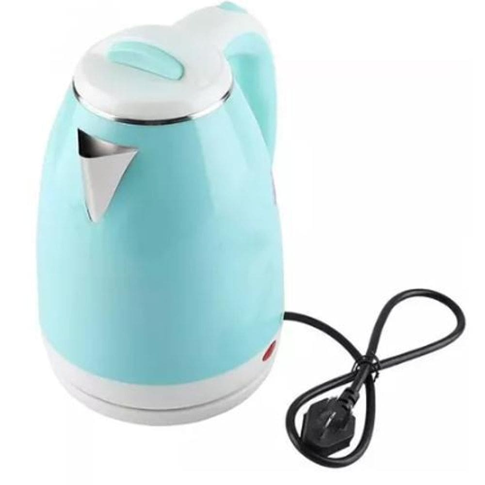 Elegância E Funcionalidade: Chaleira Elétrica 2L Azul Em Aço