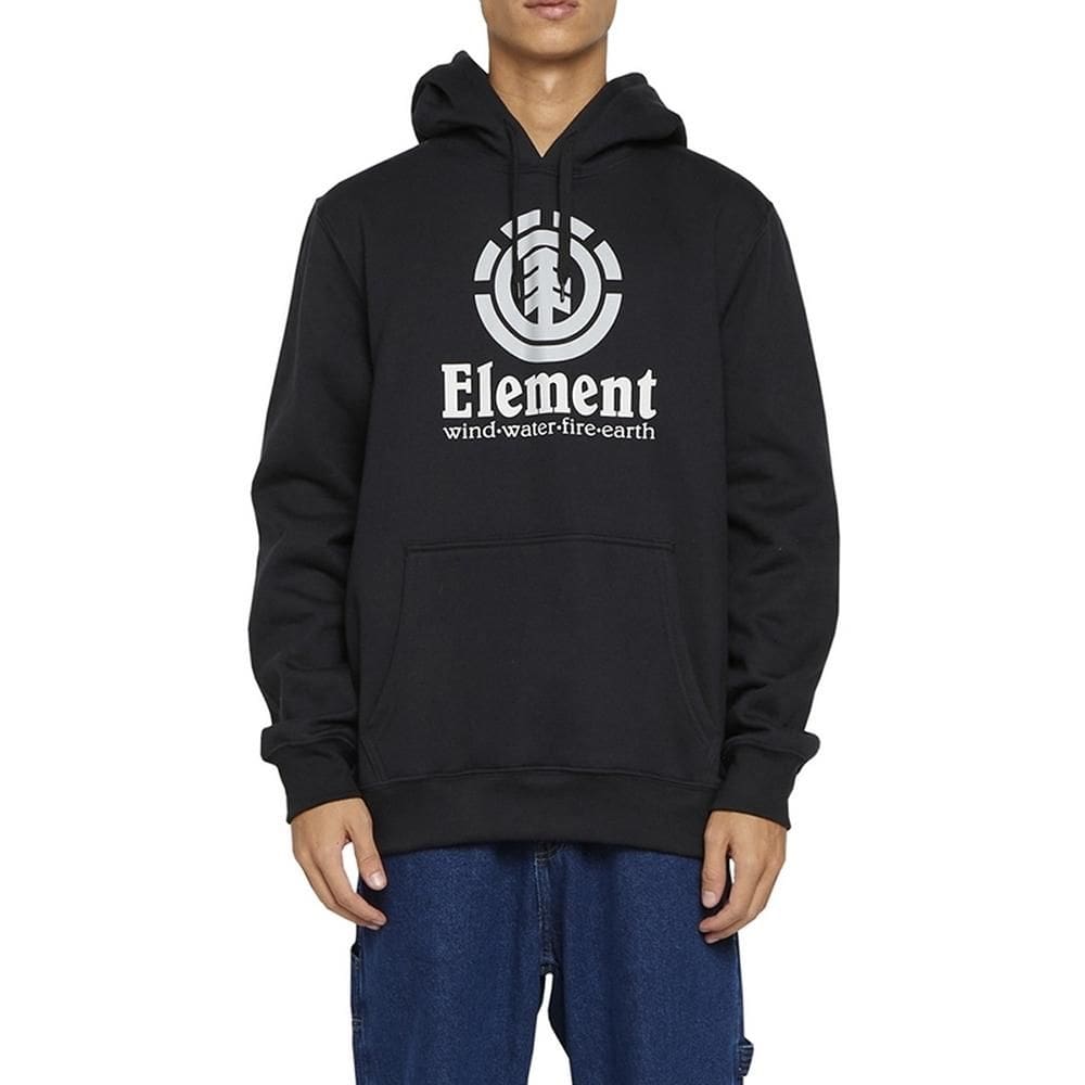 Moletom Element Canguru Vertical 280G Plus Size Preto