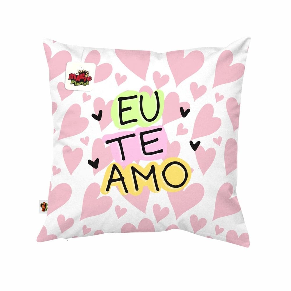 Almofada 40x40 Eu Te Amo Presente Dia dos Namorados