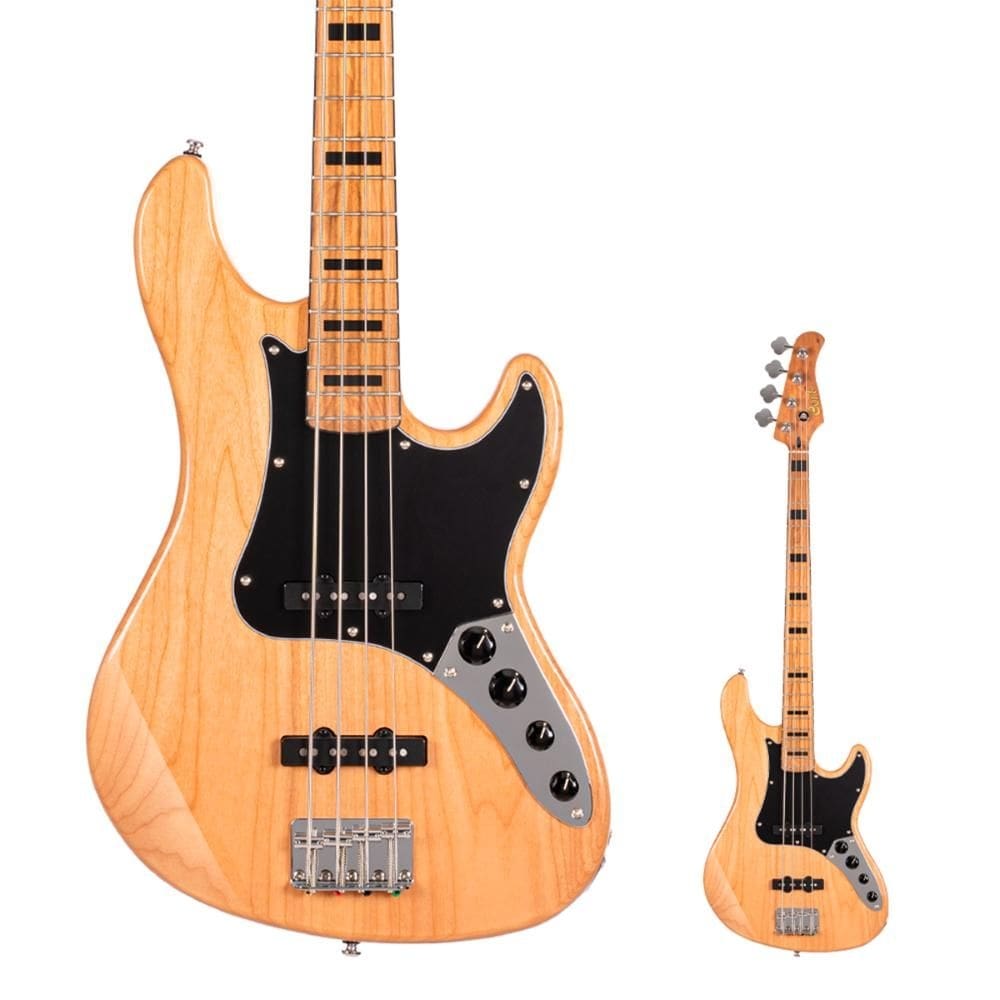 Baixo Ativo 4 Cordas Jazz Bass Cort GB64JJ NAT Natural
