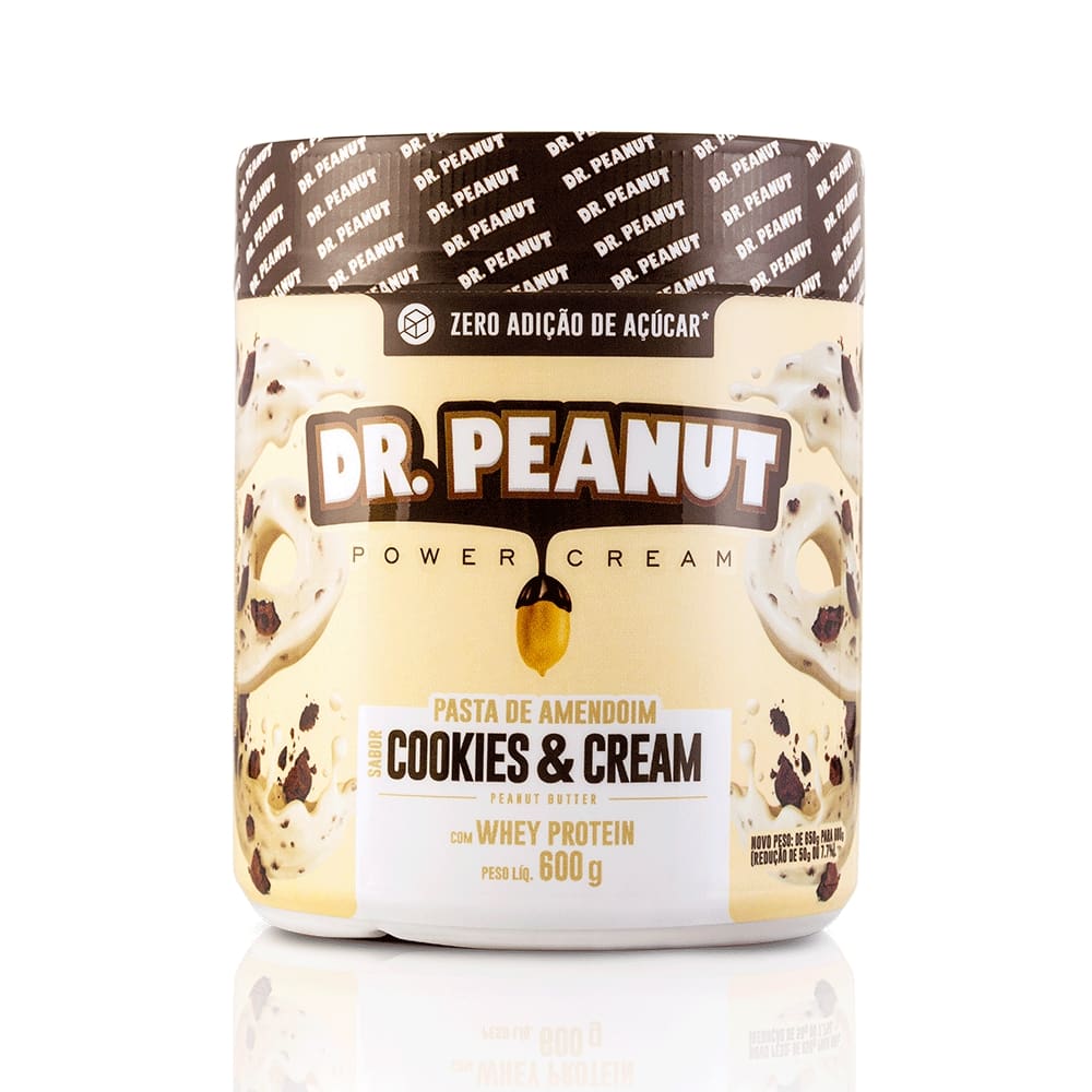 Pasta De Amendoim Cookies&cream 600g