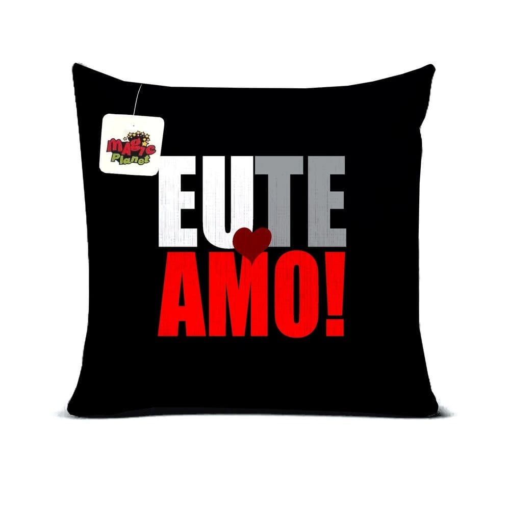 Almofada 40x40 Viva o Amor Seja Ele Como For Presente Dia dos Namorados