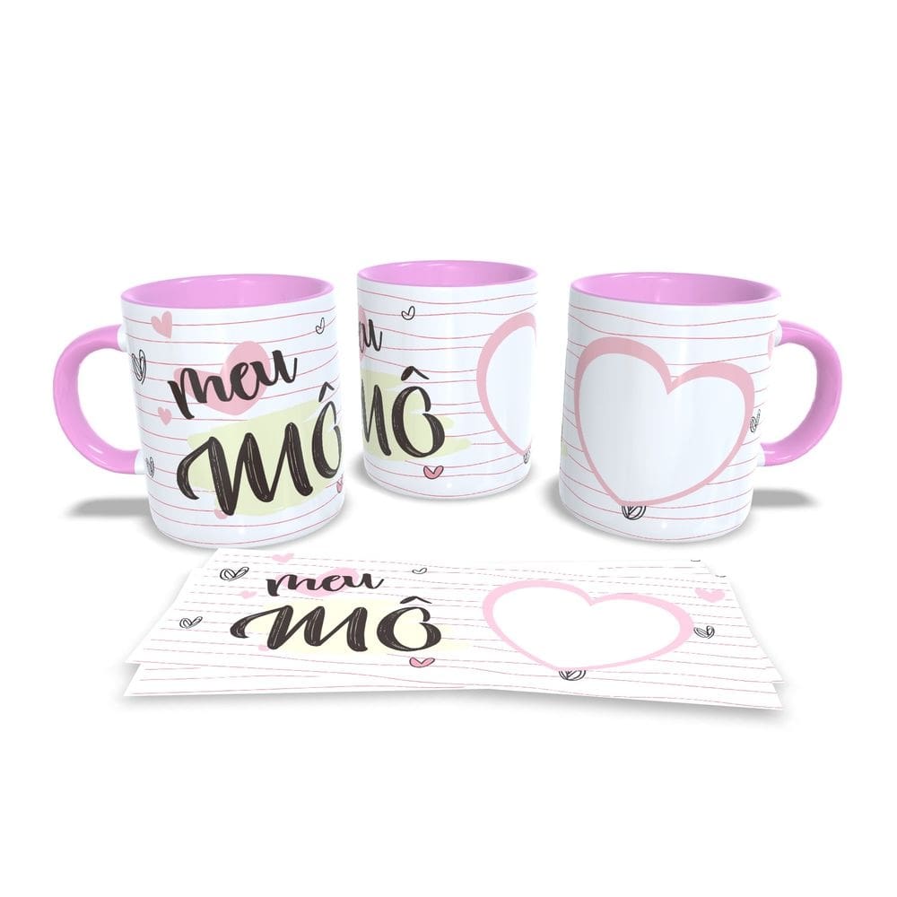Canecas Rosa Coleção dia dos Namorados