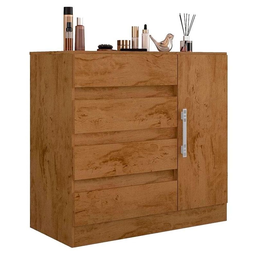 Cômoda 8000 e Guarda Roupa Casal B23063 Freijó - Araplac
