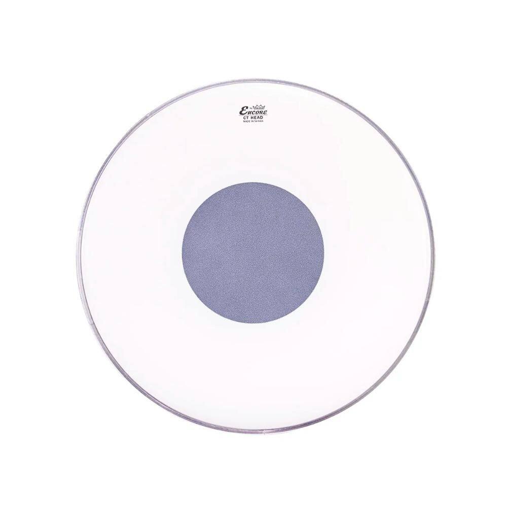 Pele Tom 13” Porosa com Círculo Preto Encore Controlled Sound