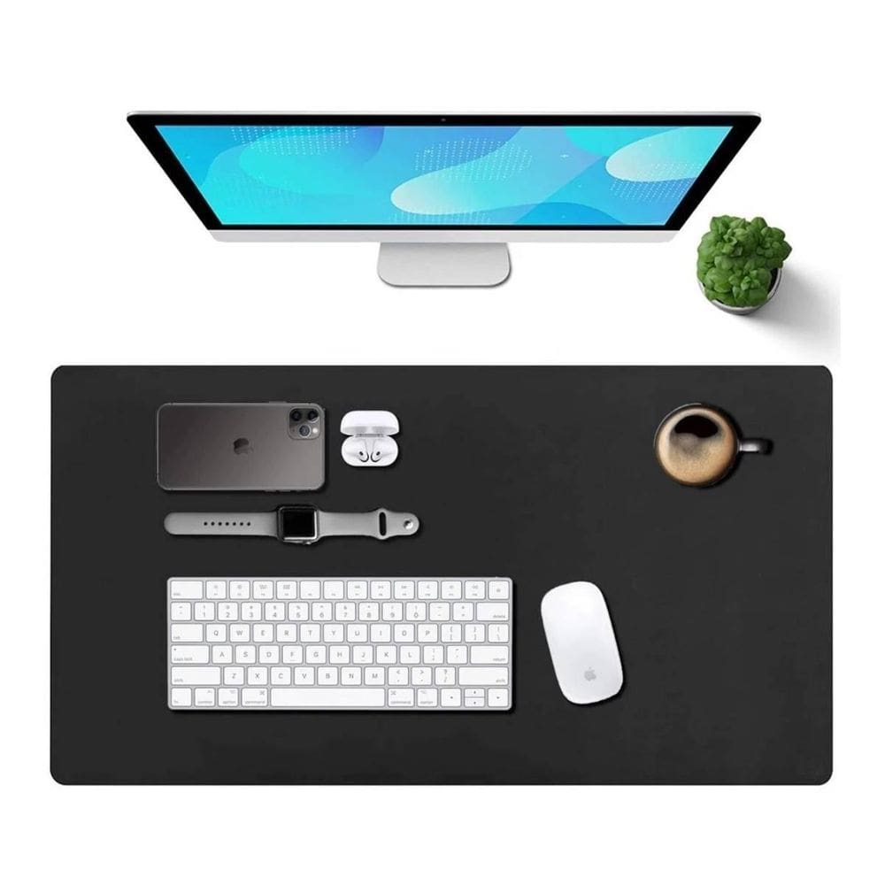 Mousepad extra grande desk pad mouse pad 120x60cm couro p. u