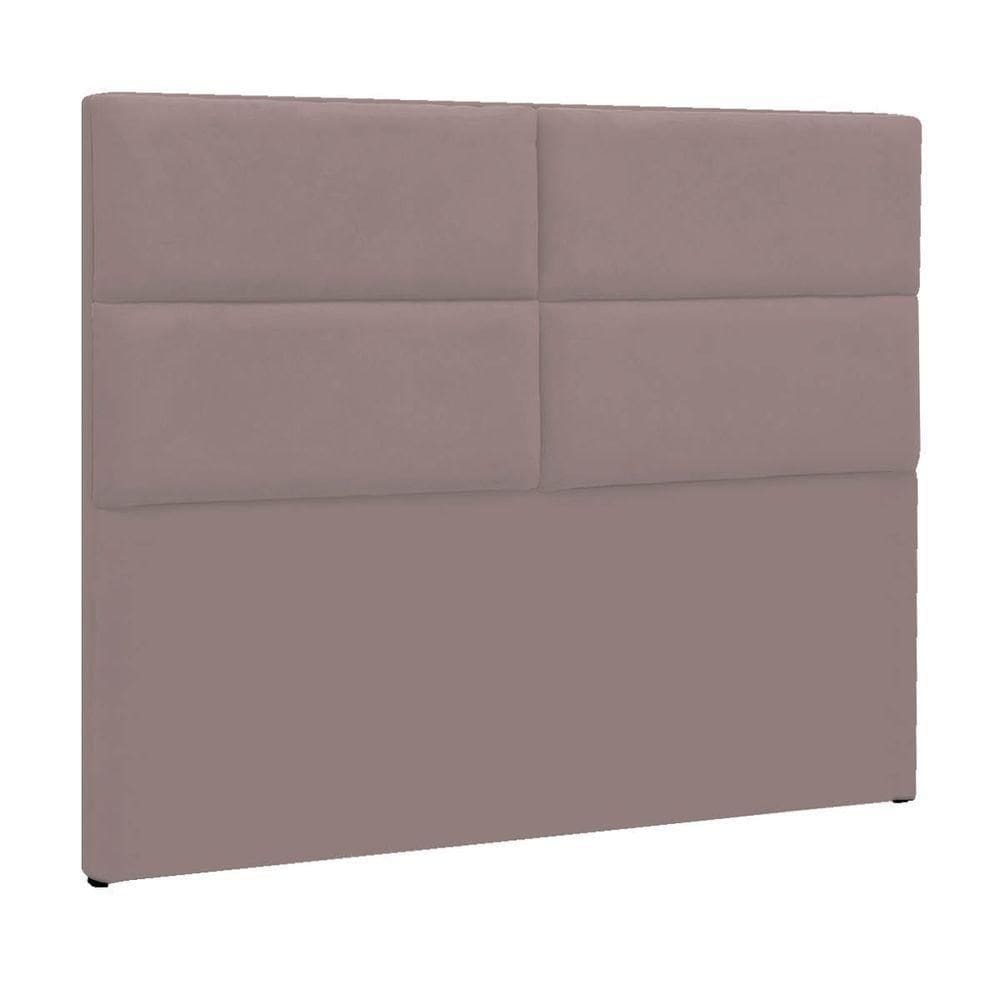 Cabeceira King Berlim P04 195 Cm Suede Rosê