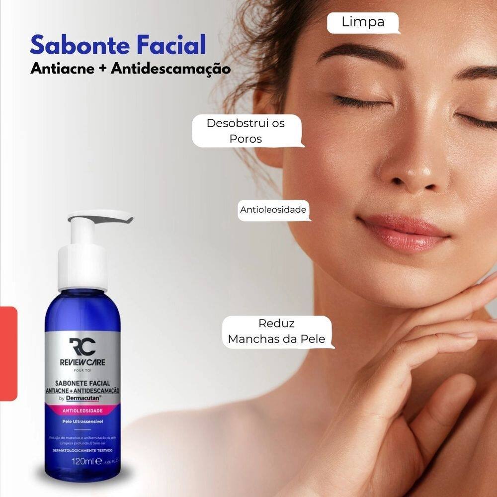 Sabonete Facial Review Care Antioleosidade Pele | Extra
