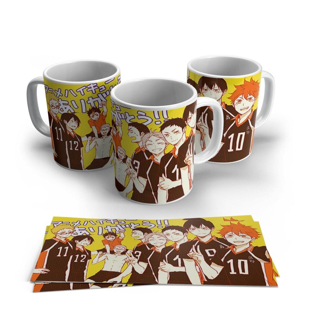 Caneca de Porcelana Haikyuu Anime Mangá 44