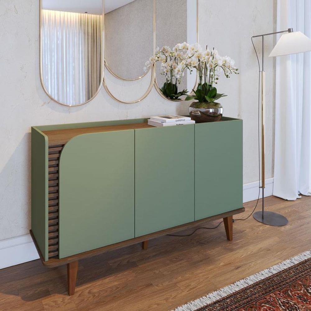 Aparador Buffet Ambiente Jurerê Hortelã Amêndoa - Colibri