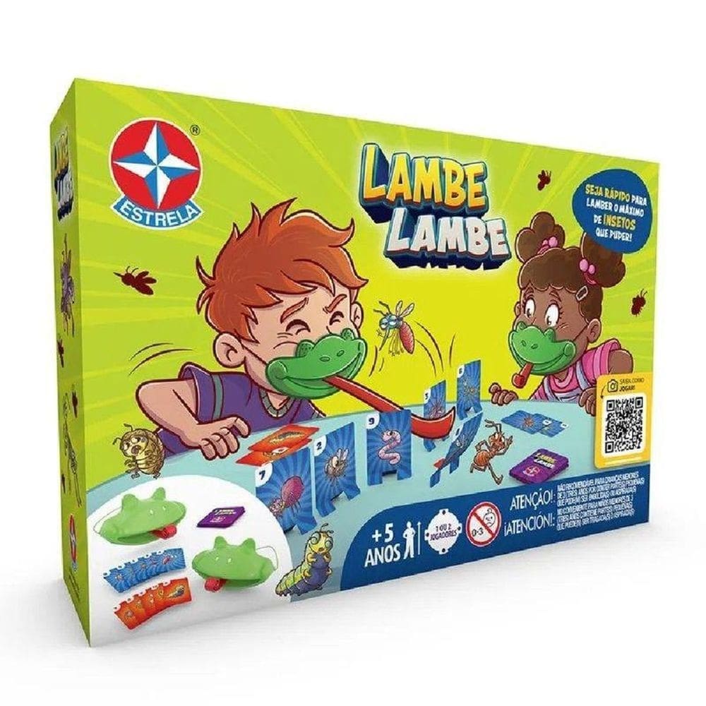 Jogo Lambe Lambe Pega Insetos Estrela