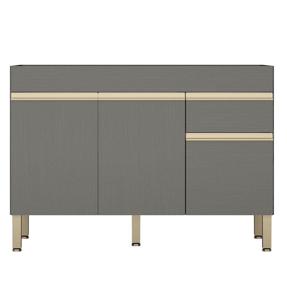 Balcão de Pia Line 120 cm Gris - Kits Paraná