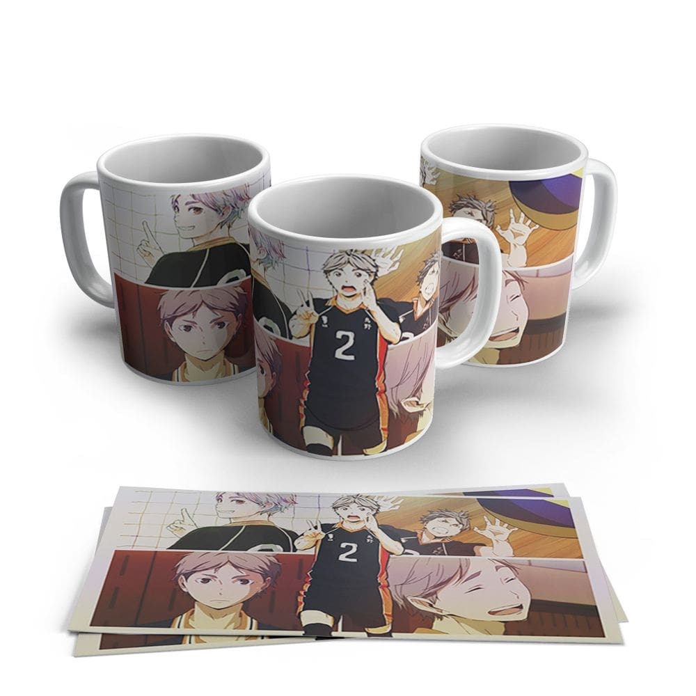 Caneca de Porcelana Haikyuu Anime Mangá 37