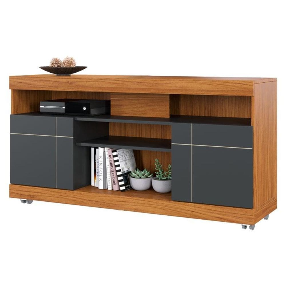 Rack Bancada Yara Noce Milano Preto Acetinado - Colibri