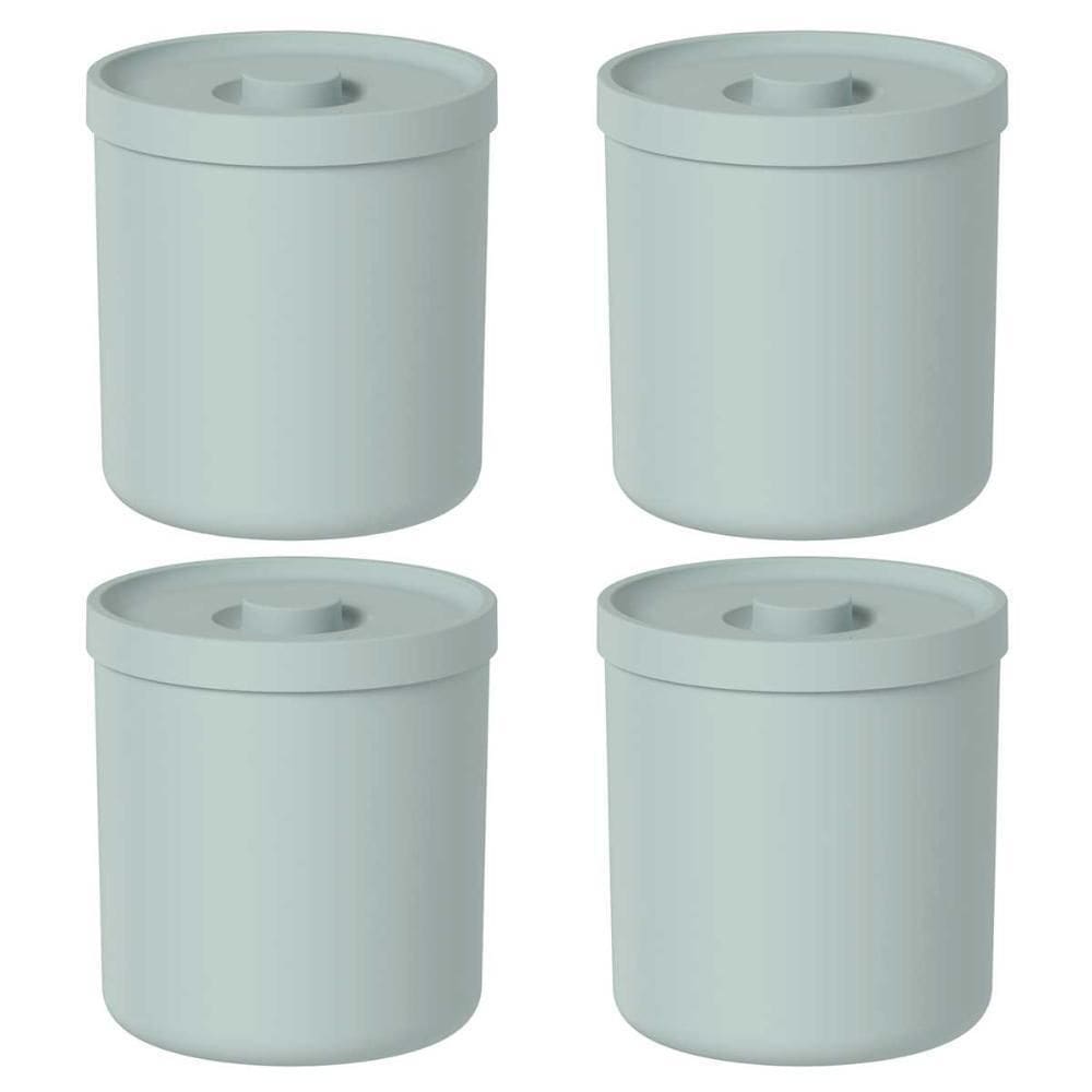 4X Lixeira De Cozinha 6 Litros Ou Bold Verde