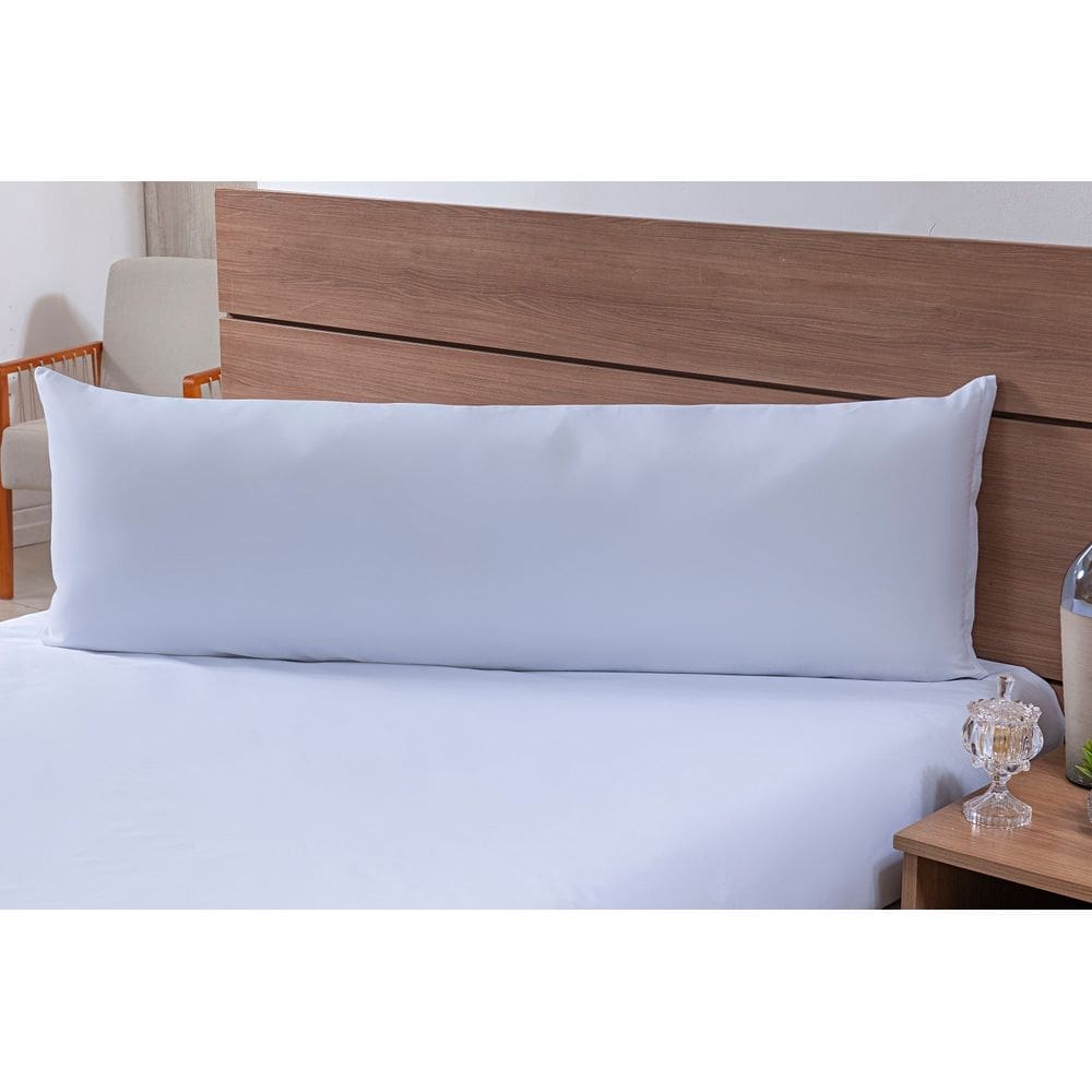 Fronha Para Travesseiro de Corpo 1,40mx45cm 100% Algodão 200 Fios Branco