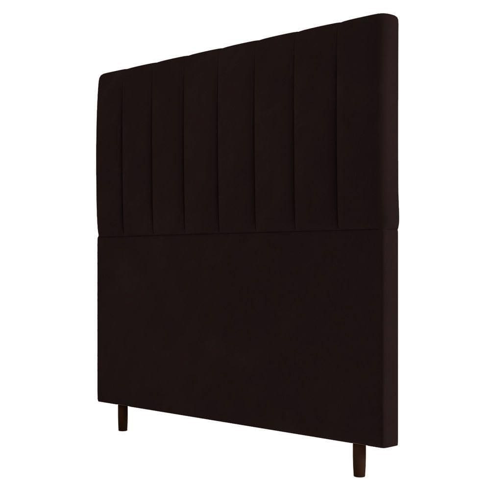 Cabeceira Cama Box Solteiro Itália 90cm Corano Marrom