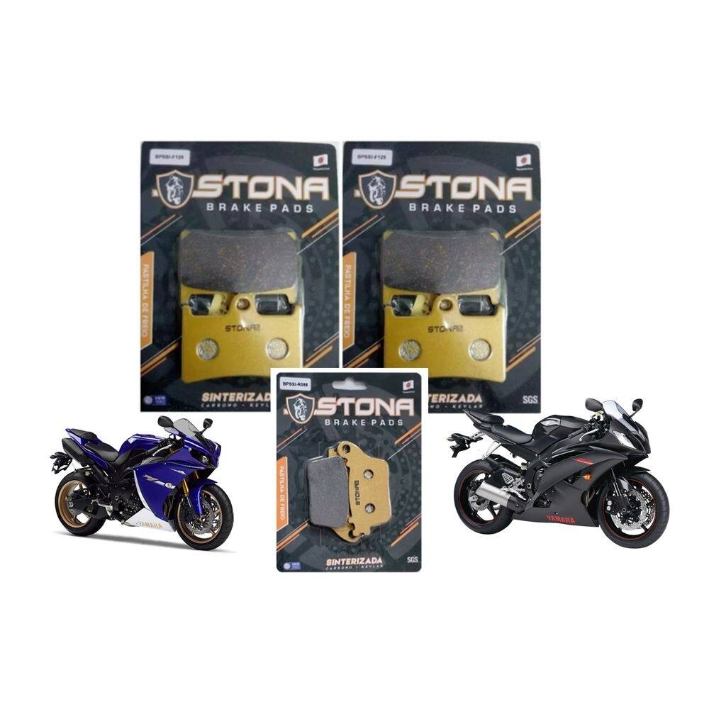 Kit Pastilha Freio Stona Dianteira/Traseira R1 1000 2015-