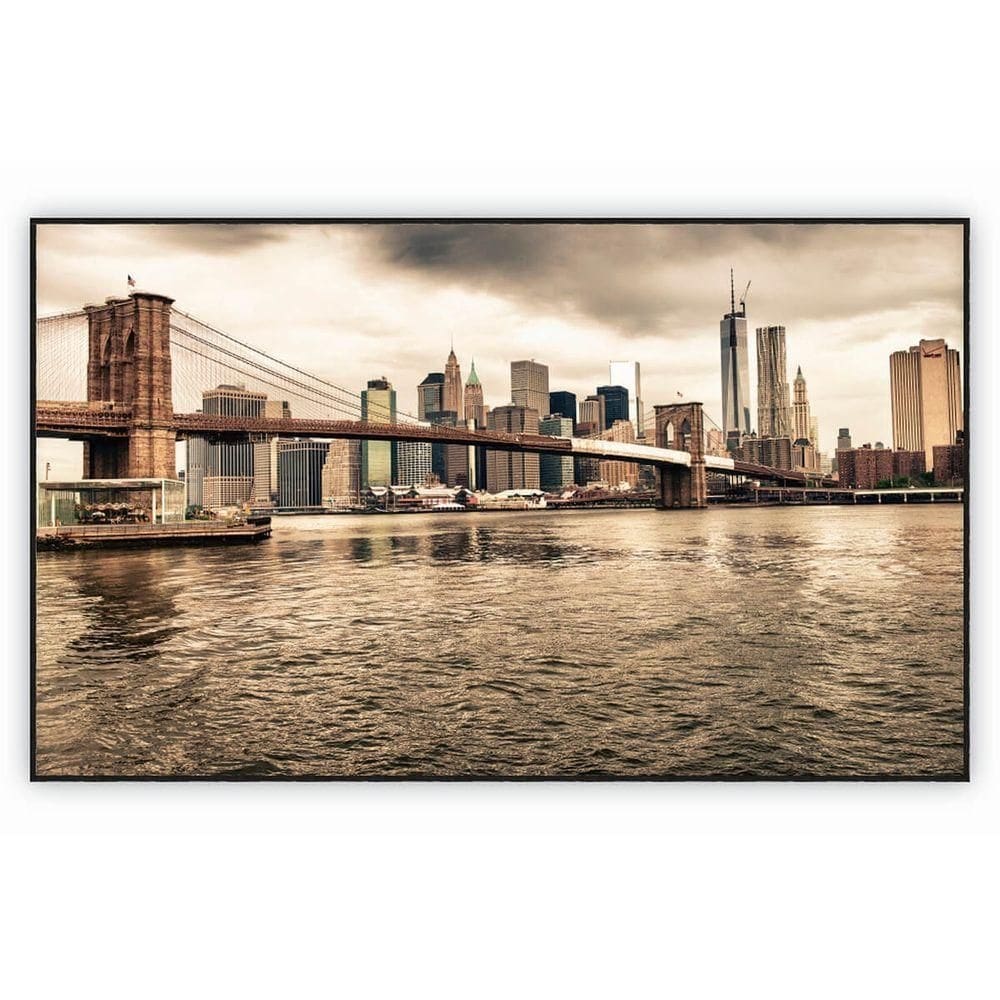 Quadro Decorativo Cidades Com Moldura Para Sala Quarto Escritório 152x92 Cidades 015