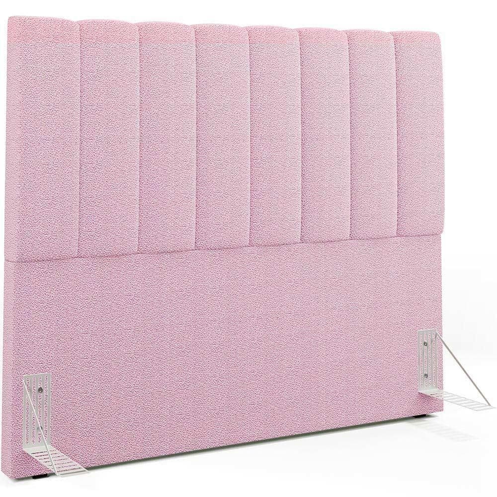 Cabeceira Cama Box Casal 140cm Dália W01 Bouclê Rosê