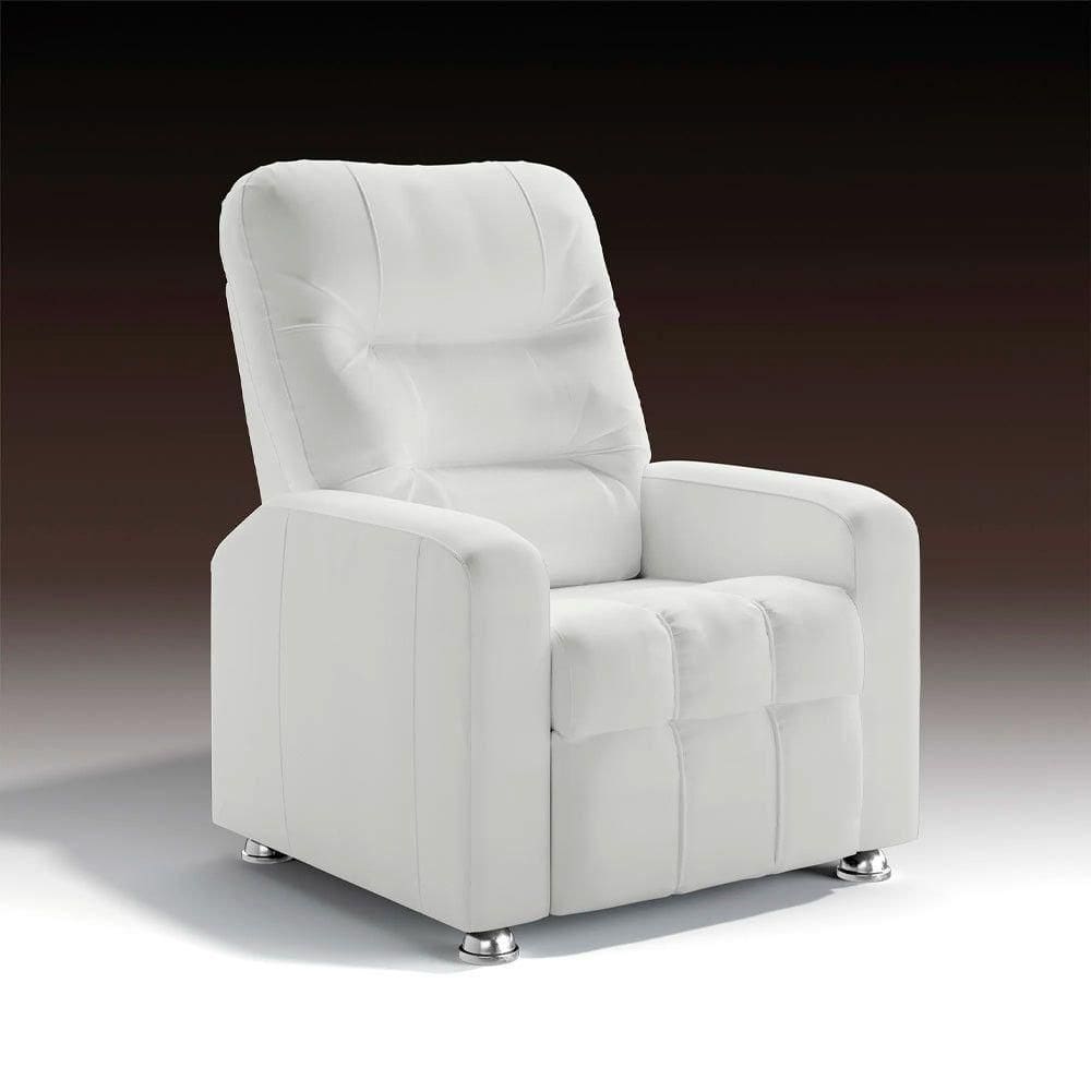 Poltrona Do Papai Reclinável Maldivas Corano Branco - Speciale Home Branco