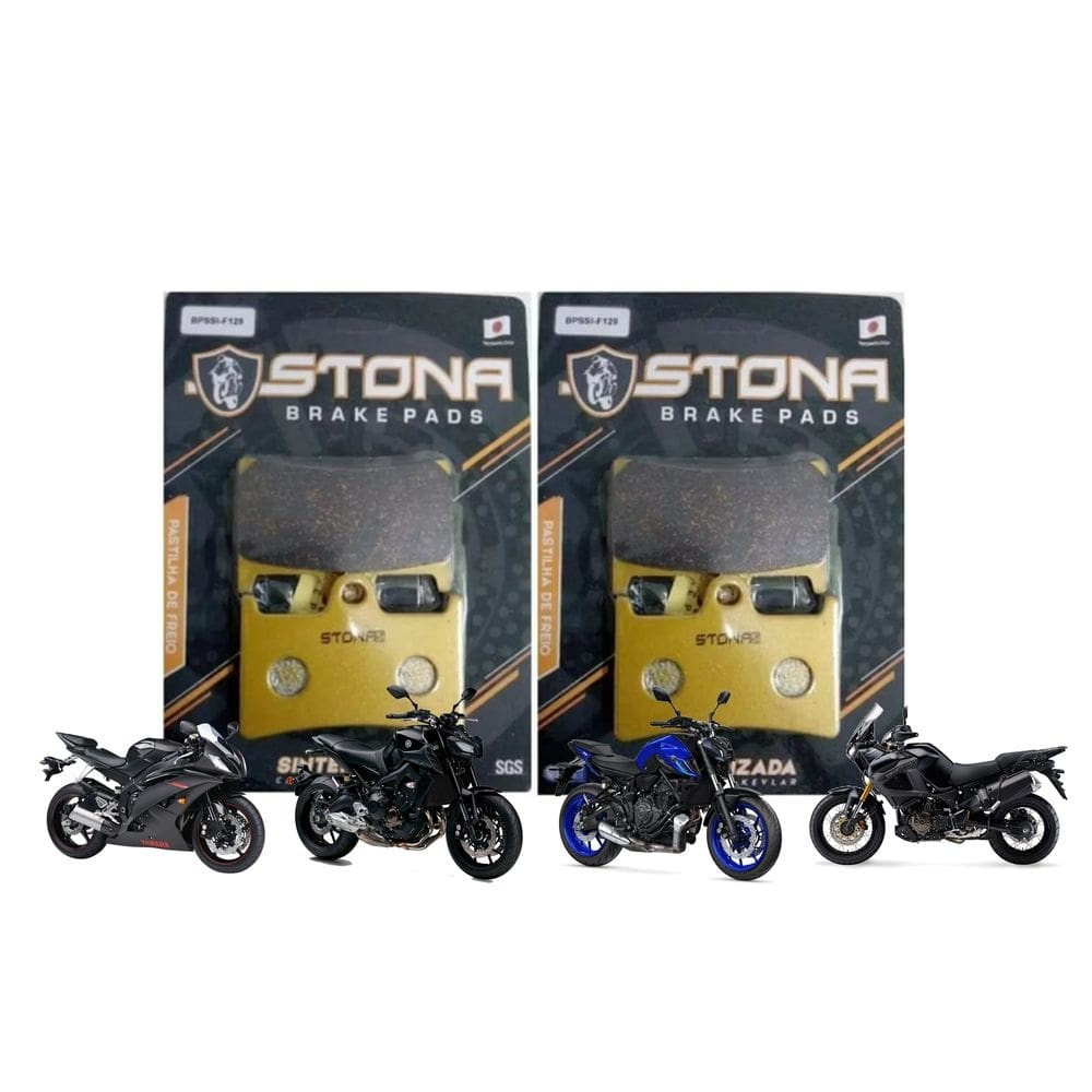Kit pastilha freio dianteira Stona MT-07 MT07 700 2015 2016