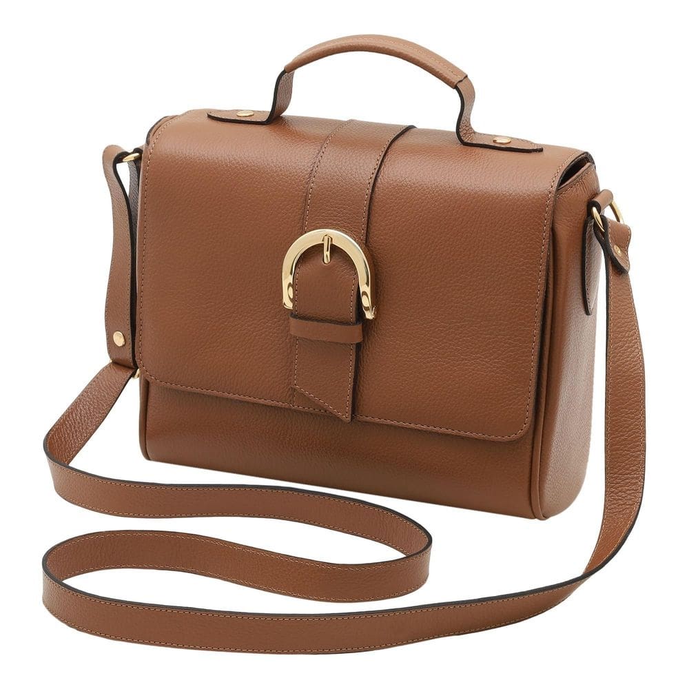 Bolsa Feminina Transversal De Couro Mariart Sauípe