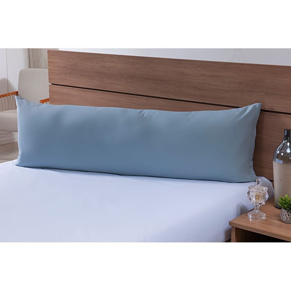 Fronha Para Travesseiro de Corpo 1,40mx45cm 100% Algodão 200 Fios Cinza