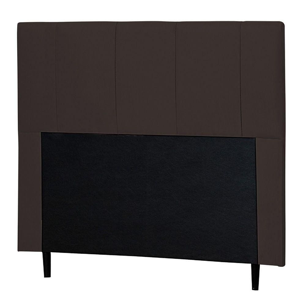 Cabeceira Cama Box Casal Donna 140cm Corano Marrom