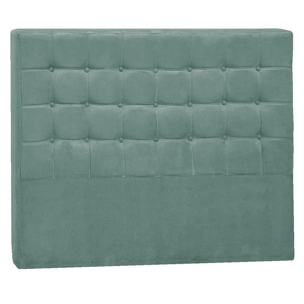 Cabeceira King Pequim P04 195 Cm Suede Turquesa