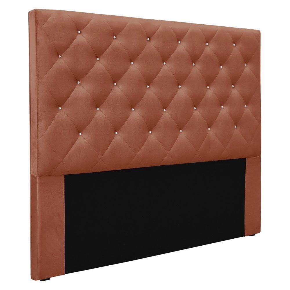 Cabeceira King 1,95m Tânia Veludo Cobre